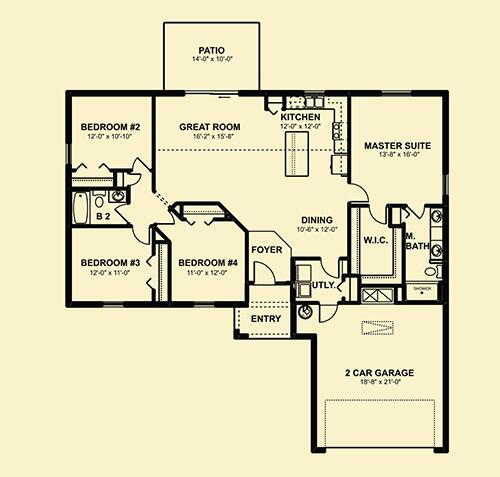 Maple Model Floorplan