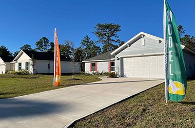 Deltona Corporation Model Homes Sales Center in Citrus Springs